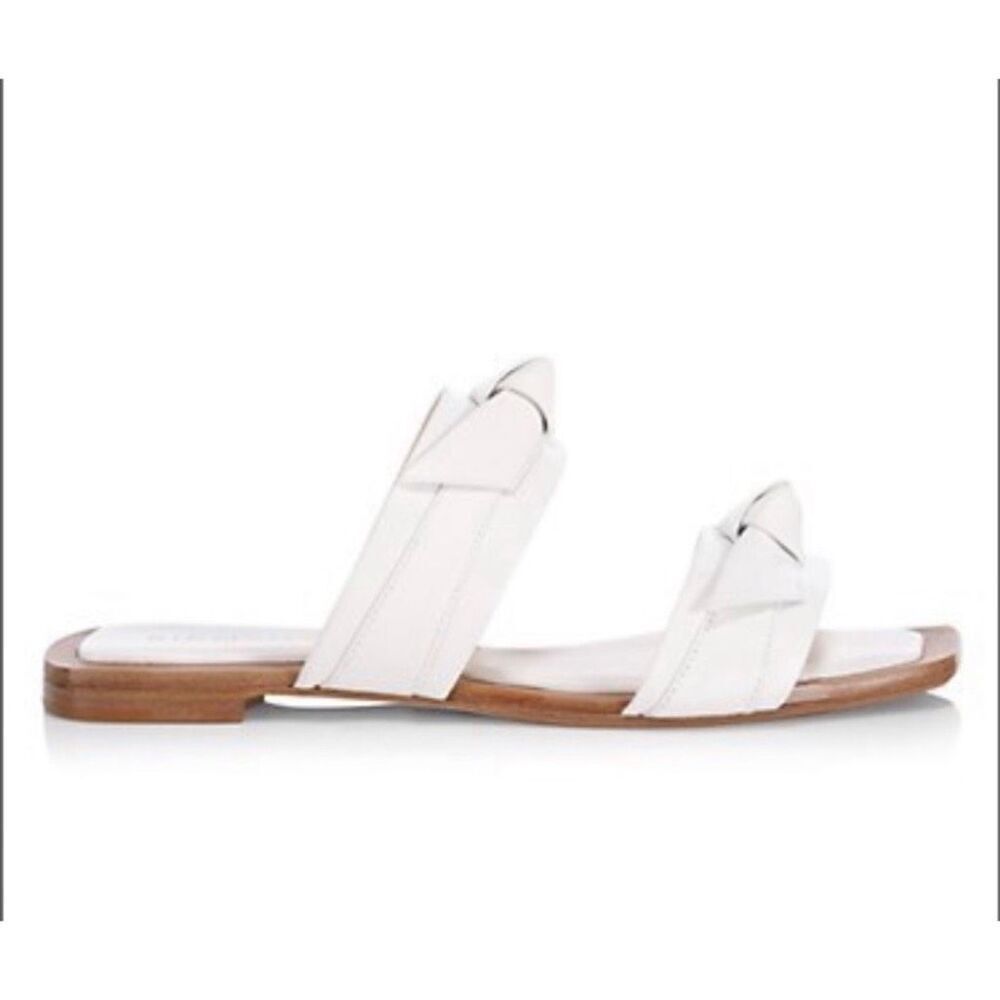 Alexandre Birman Clarita Knot Padded 100 Leather Sandals